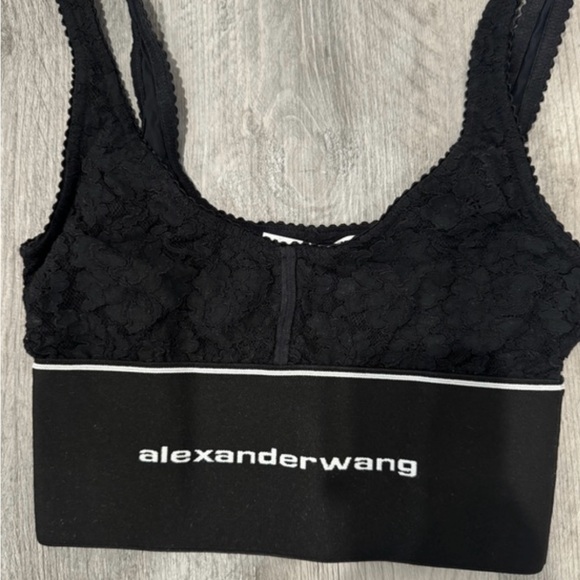 Alexander Wang Tops - Alexander Wang Black Lace Bralette